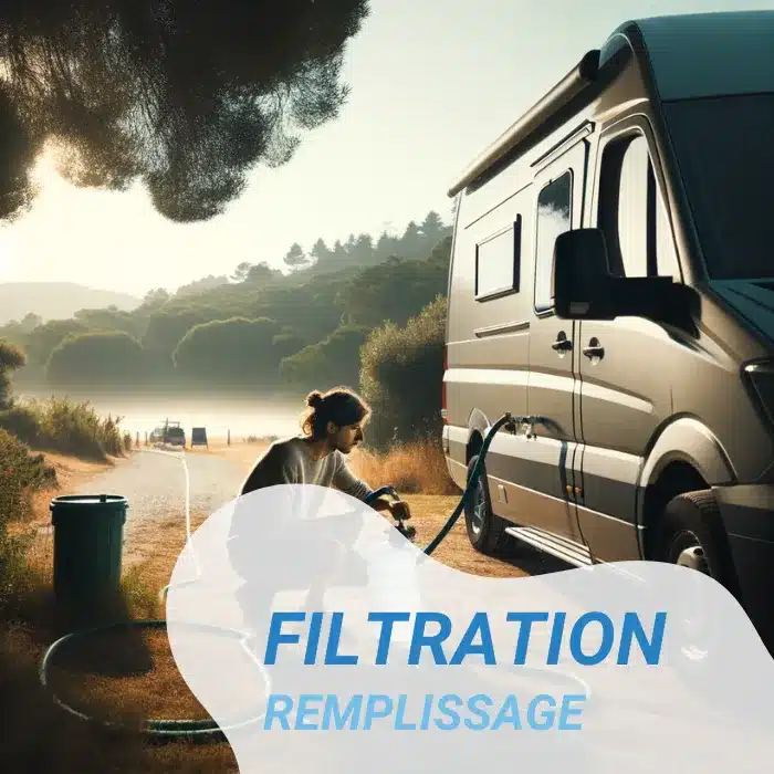 filtration remplissage eau camping car