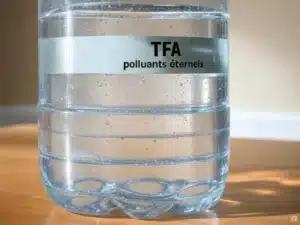 polluants éternels eau en bouteille TFA