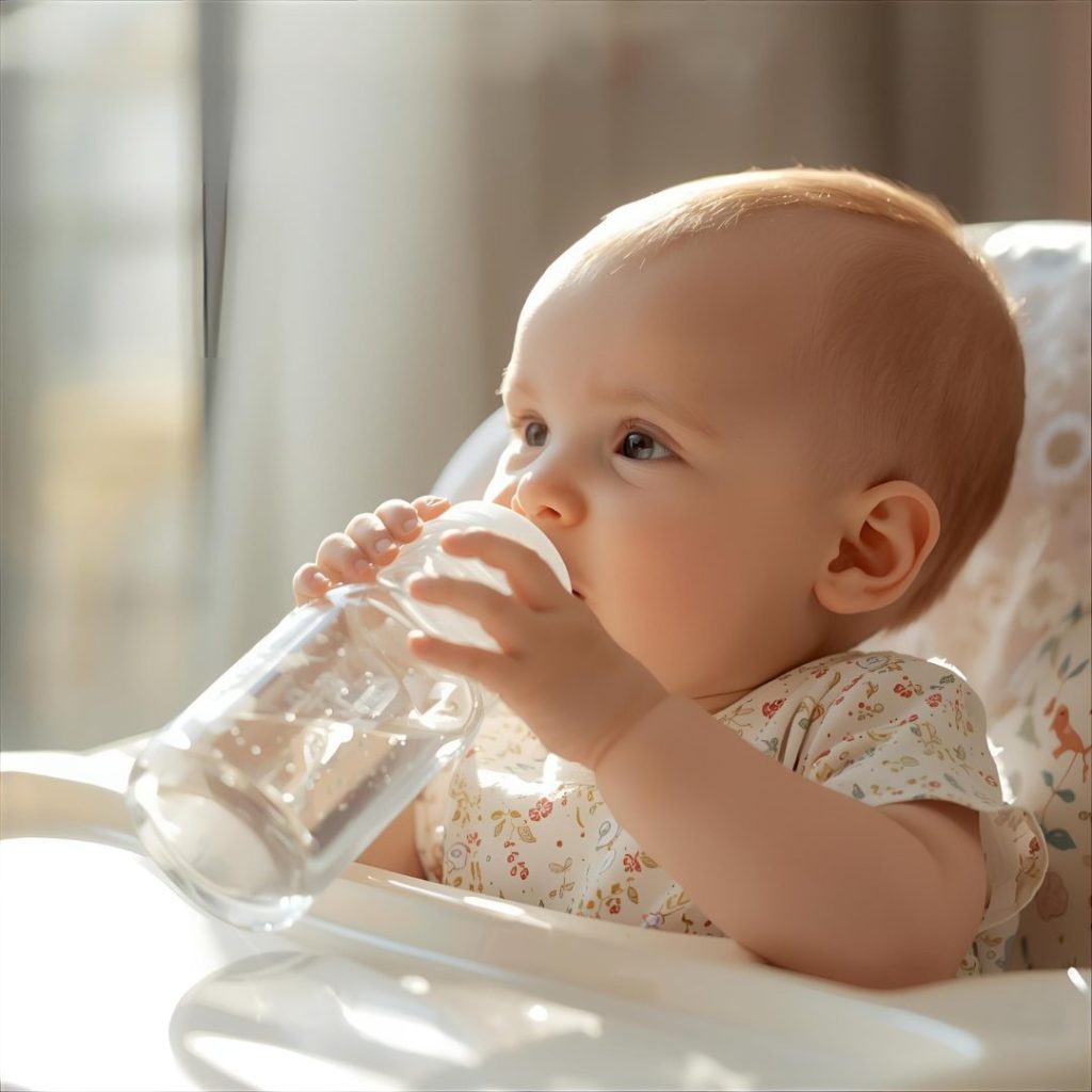 eau minérale pour bébé