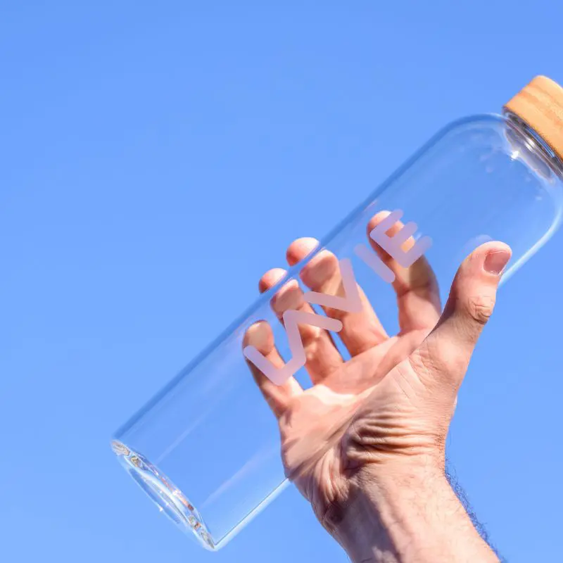 Botella de cristal LAVIE